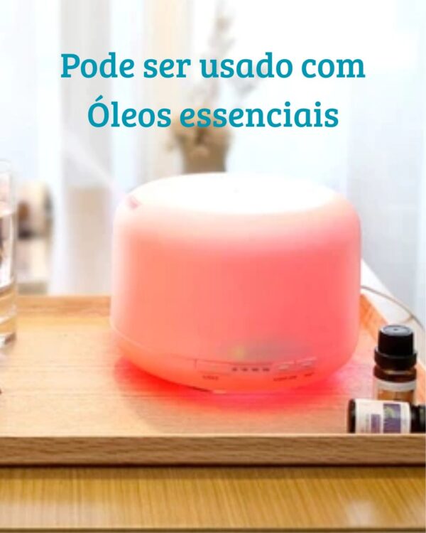 Umidificador Aromatizador Portátil 500ml - Imagem 2